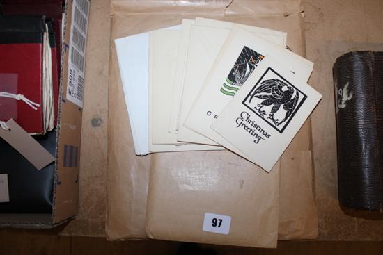 Original cards & artwork by Harold Wilson 1900-1920